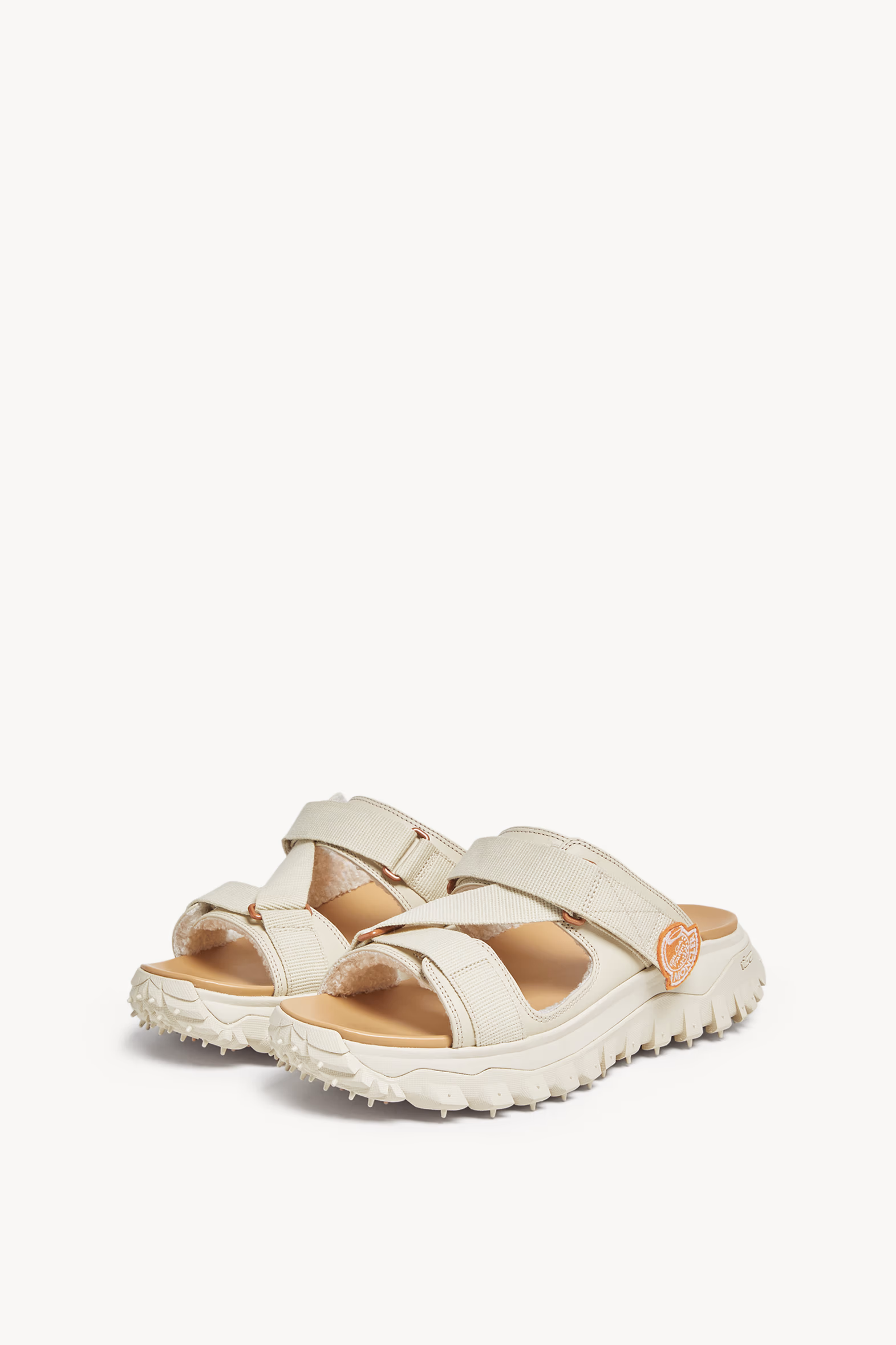Moncler x Gilga Farm Designed by Donald Glover Trailgrip Vela Leather Sandals Men White Moncler 3